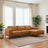 Brenham Easy Clean Modern Right Sectional Sofa - Ashcroft Furniture