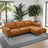 Brenham Easy Clean Modern Right Sectional Sofa - Ashcroft Furniture