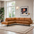 Bristol Durable Vegan Leather Left-Facing Sectional Sofa - Ashcroft Furniture