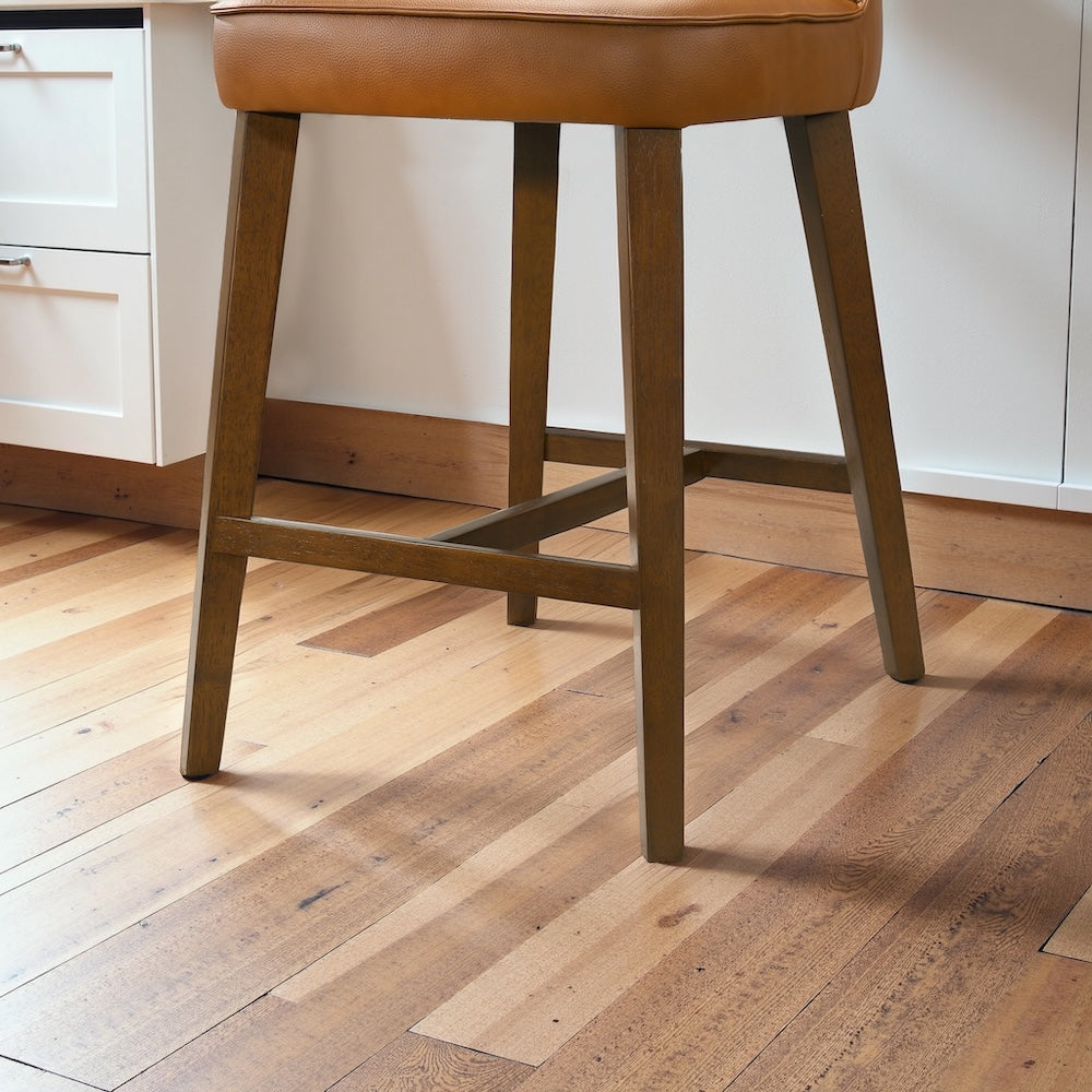 Peoria Elegant Mid-Century Modern Counter Stool for Kitchen Island - Ashcroft Furniture
