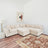 Hayward Ivory Velvet Modular Sectional Sofa