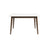 Levi Modern Style Solid Wood Rectangular White Top Dining Table 47"