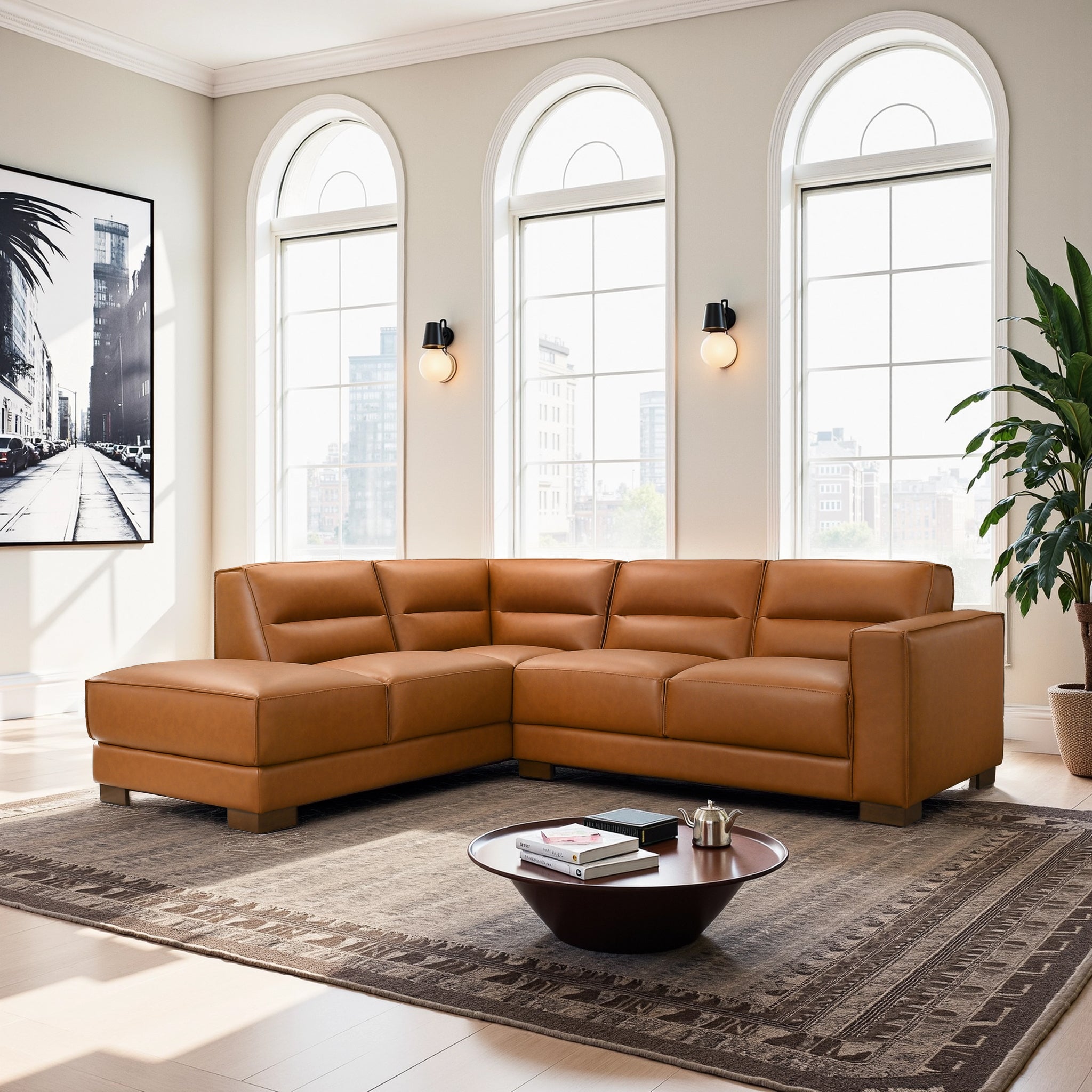 Muncie L-Shaped Sofa - Ashcroft Furniture