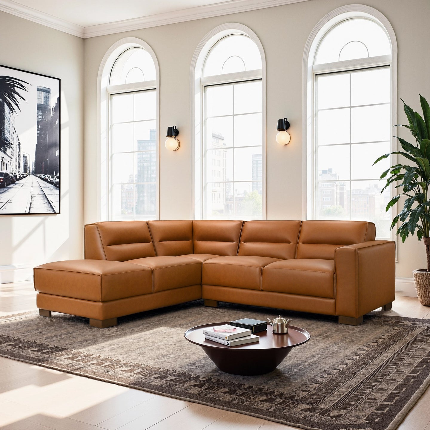 Muncie L-Shaped Sofa - Ashcroft Furniture