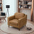 Cooper Stylish Top Grain Leather Lounge Chair with Solid Wood Legs - Ashcroft Furniture