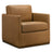 Darien Stylish 360° Swivel Chair with Top-Grain Buffalo Leather - Ashcroft Furniture