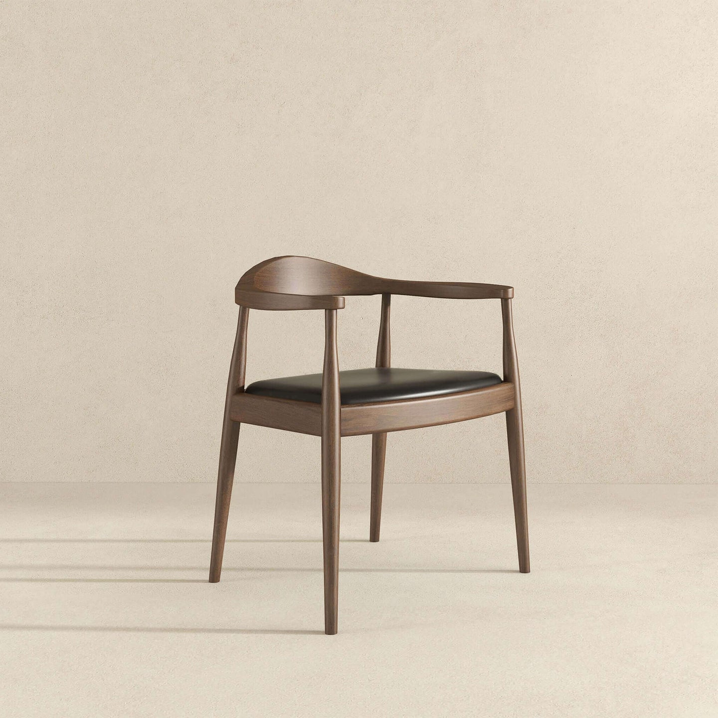 Kelly Black Vegan Leather Dining Chair | Ashcroft Imports Furniture