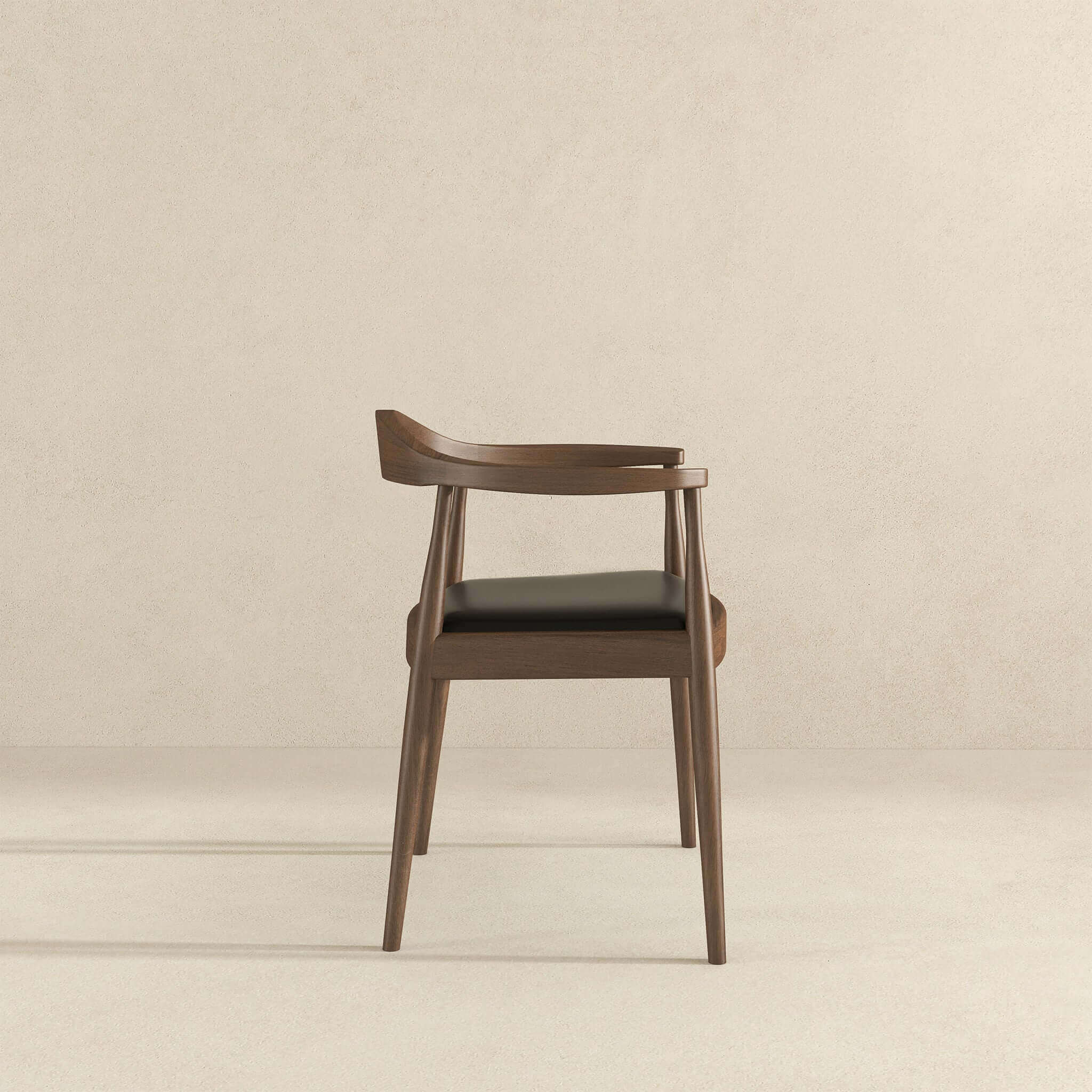 Kelly Black Vegan Leather Dining Chair | Ashcroft Imports Furniture