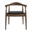 Kelly Black Vegan Leather Dining Chair | Ashcroft Imports Furniture