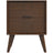 Alexandra Walnut Nightstand - 2 Drawers