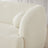 Anna Ivory Boucle Sofa | Modern Curved Japandi Seating | Ashcroft Imports Furniture