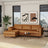 Anthony Luxurious L-Shaped Top Grain Leather Sectional Sofa - Ashcroft Furniture