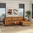 Anthony Luxurious L-Shaped Top Grain Leather Sectional Sofa -  Ashcroft Furniture