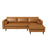 Anthony Luxurious L-Shaped Top Grain Leather Sectional Sofa -  Ashcroft Furniture
