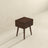 Avery Solid Wood Walnut Night Stand with Single Drawer