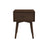 Avery Solid Wood Walnut Night Stand with Single Drawer