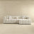Beatrice Luxury Modern Tufted Boucle Sectional Sofa - Ashcroft Furniture
