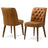Belmont Cognac Vegan Leather Dining Chair - Ashcroft Furniture