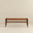 Cody Mid-Century Modern Tan Leather Bench - Ashcroft Furniture