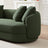 Dylan Round Arm Boucle Fabric Luxury Japandi Style Sofa - Ashcroft Imports Furniture