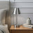 Elegance Rechargeable LED Table Lamp | Cordless Brushed Nickel Touch Lamp | Ashcroft Furniture Imports