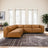 Findlay Mid Century Modern Vegan Leather Corner Sectional Sofa - Ashcroft Furniture