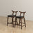 Hester Solid Wood Upholstered Square Bar Chair (Set Of 2)