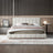Hudson Fully Boucle Upholstered Platform Bed - Ashcroft Furniture