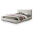 Hudson Fully Boucle Upholstered Platform Bed - Ashcroft Furniture