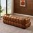 Jasmin Modern Cognac Genuine Leather Sofa - Ashcroft Furniture