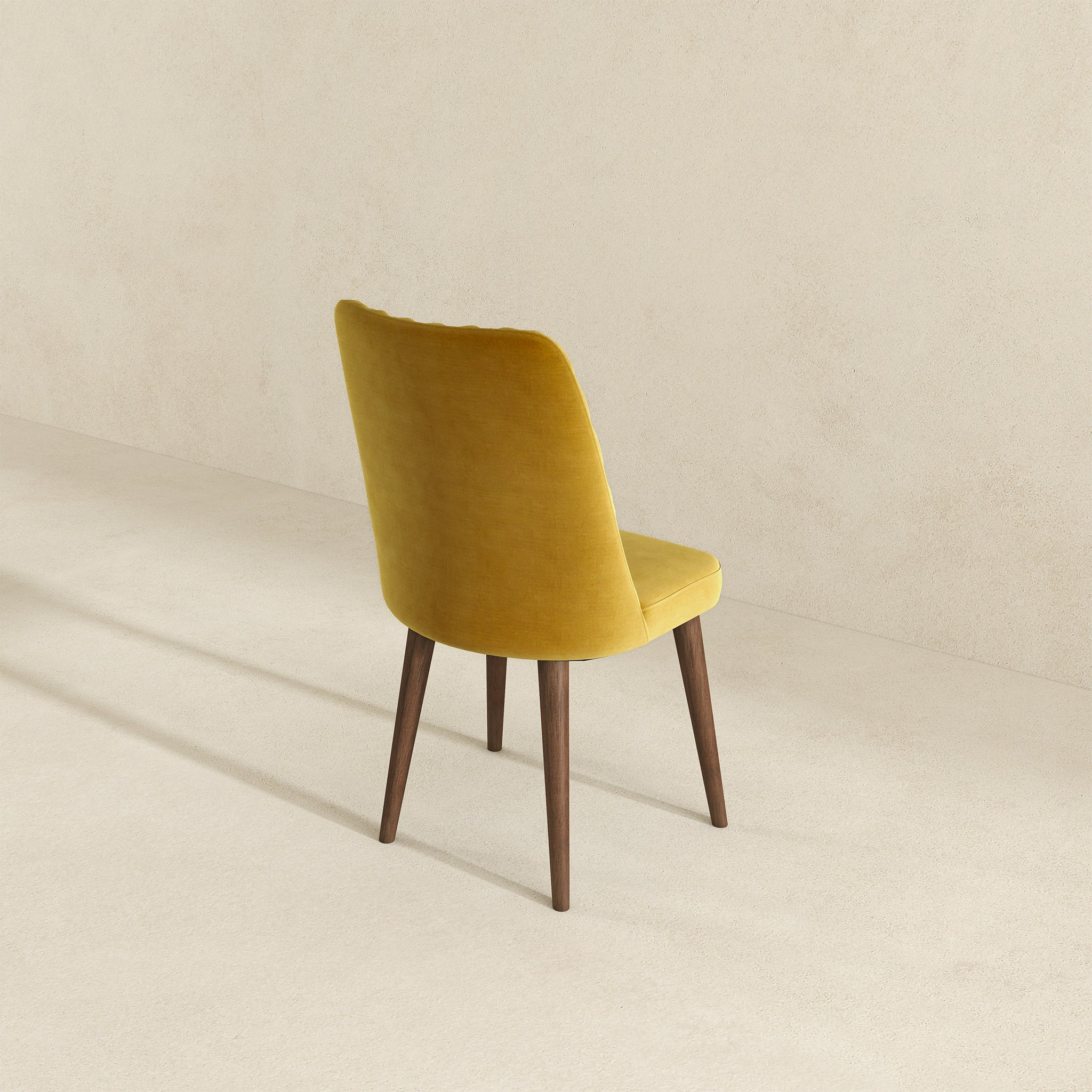 Katie Mid-Century Modern Velvet Side Chair - Ashcroft Furniture
