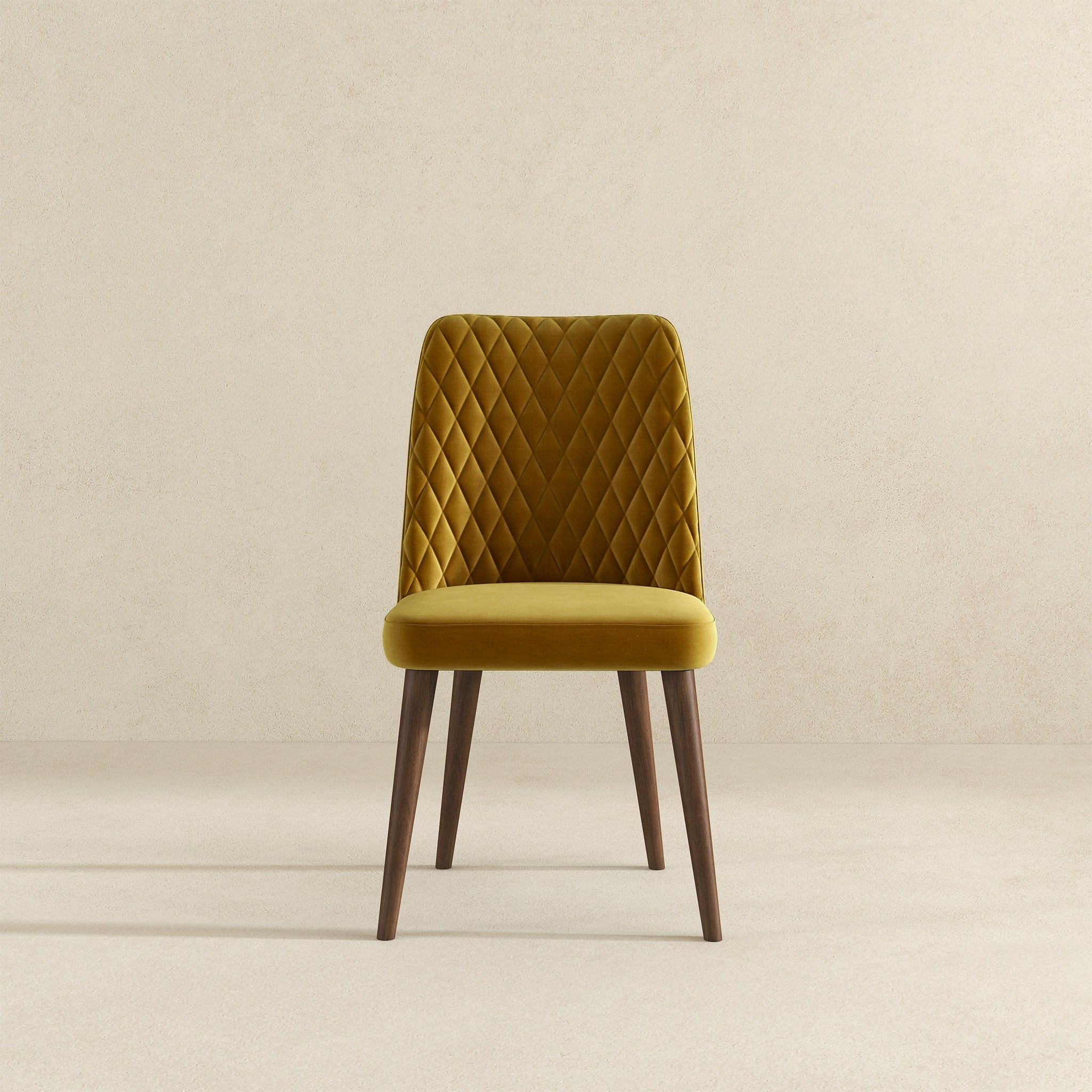 Katie Mid-Century Modern Velvet Side Chair - Ashcroft Furniture