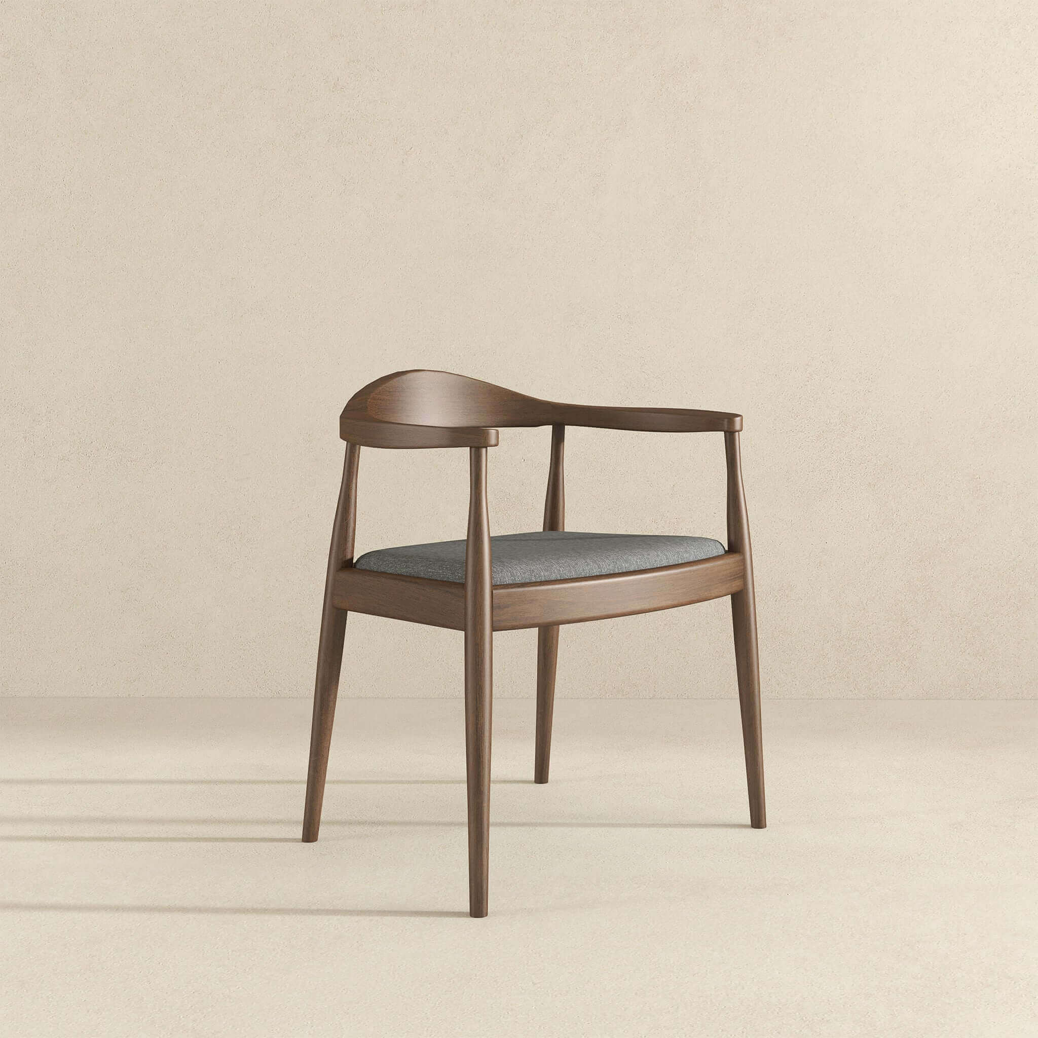 Kelly Grey Fabric Modern Dining Chair - Ashcroft Furniture