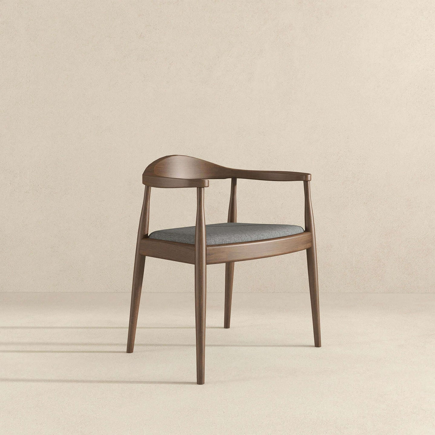 Kelly Grey Fabric Modern Dining Chair - Ashcroft Furniture