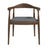 Kelly Grey Fabric Modern Dining Chair - Ashcroft Furniture