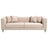 Nora 3-Seater Velvet Sofa | Minimalist Nordic Design with Solid Wood Base | Ashcroft Imports Furniture