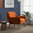Panom Burnt Orange Velvet Lounge Chair