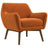 Panom Burnt Orange Velvet Lounge Chair