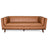 Phoenix Mid-Century Modern Sofa in Breathable Top Grain Leather - Ashcroft Furniture