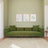 Richardson Modern Velvet Upholstered Sofa with Solid Wood Legs & Loose Pillows - Ashcroft Imports Furniture