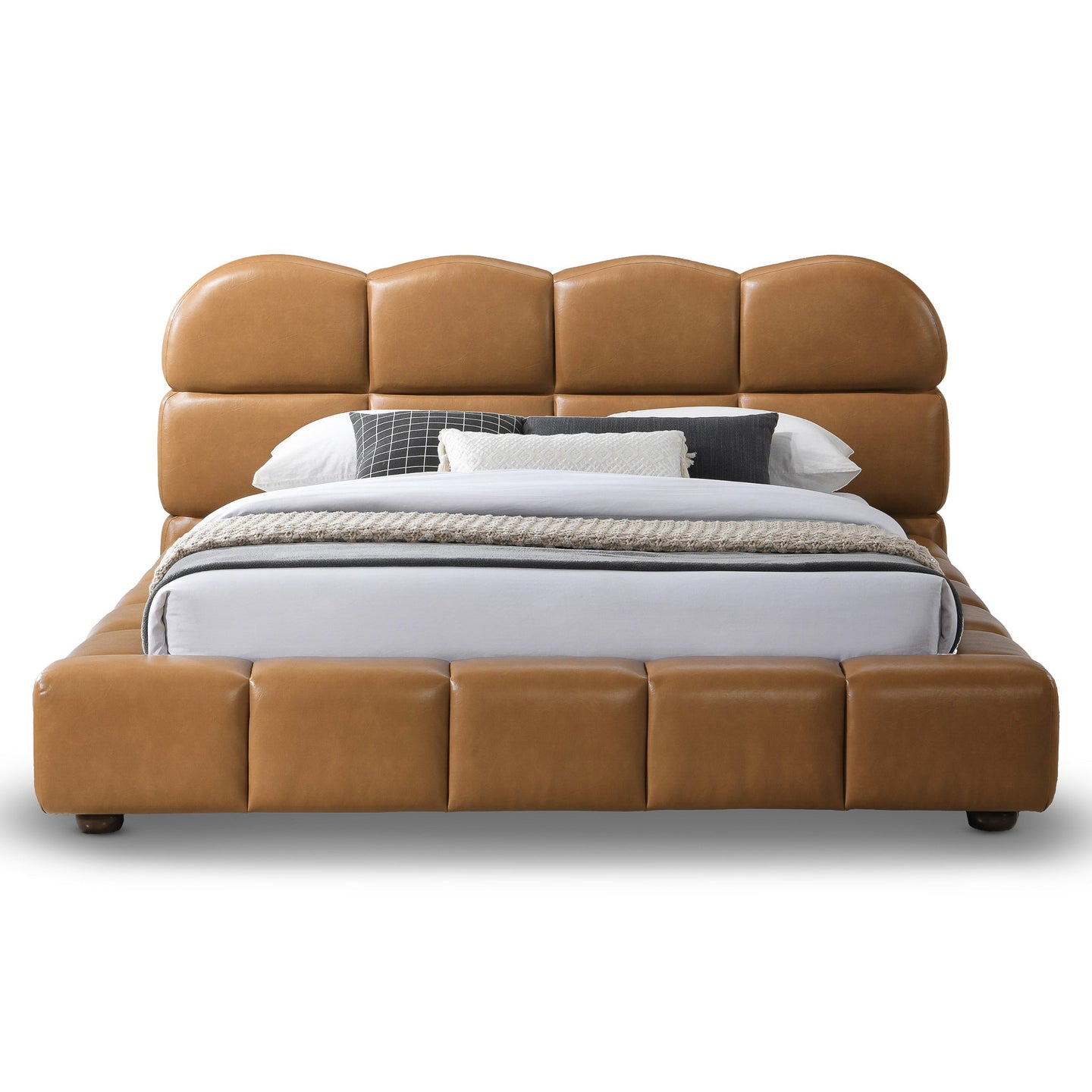 Roswell Luxurious Queen Size Platform Bed - Ashcroft Furniture