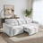 Falmouth Transformable Power Slider Sofa with Ergonomic Headrests and USB Ports | Ashcroft Imprts Furniture
