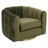 Cosey Mid-Century Modern Swivel Chair with Gold Base | Ashcroft Imports Furniture