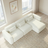 Haledon Family-Size Boucle Sectional with Chaise & Easy Clean | Ashcroft Imports Furniture