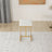 Joel Modern Boucle Counter Stool | Textured Fabric with Gold Legs - Ashcroft Imports Furniture