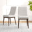 Kate Modern Dining Chair | Walnut Solid Wood Fabric Upholstery | Ashcroft Imports Furniture