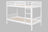 BB11 Twin/Twin Bunk Bed White