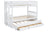 BB41 TWIN/TWIN Bunk Bed w/Twin Trundle + 3 Drawers White