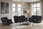 BRAVO - Black 3pc Reclining Set