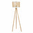 Brillo Floor Lamp | Natural Wood Tripod & Beaded Shade